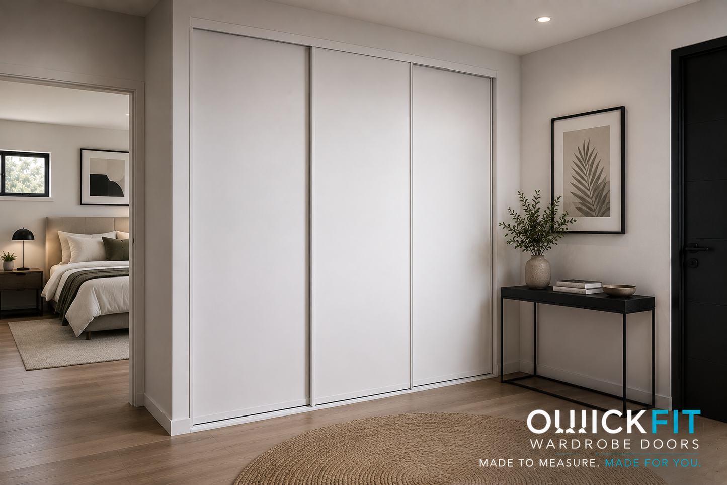 Vinyl Sliding Wardrobe Door