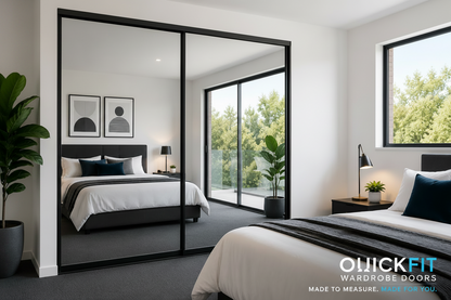 Mirror Sliding Wardrobe Door - QuickFit Wardrobes