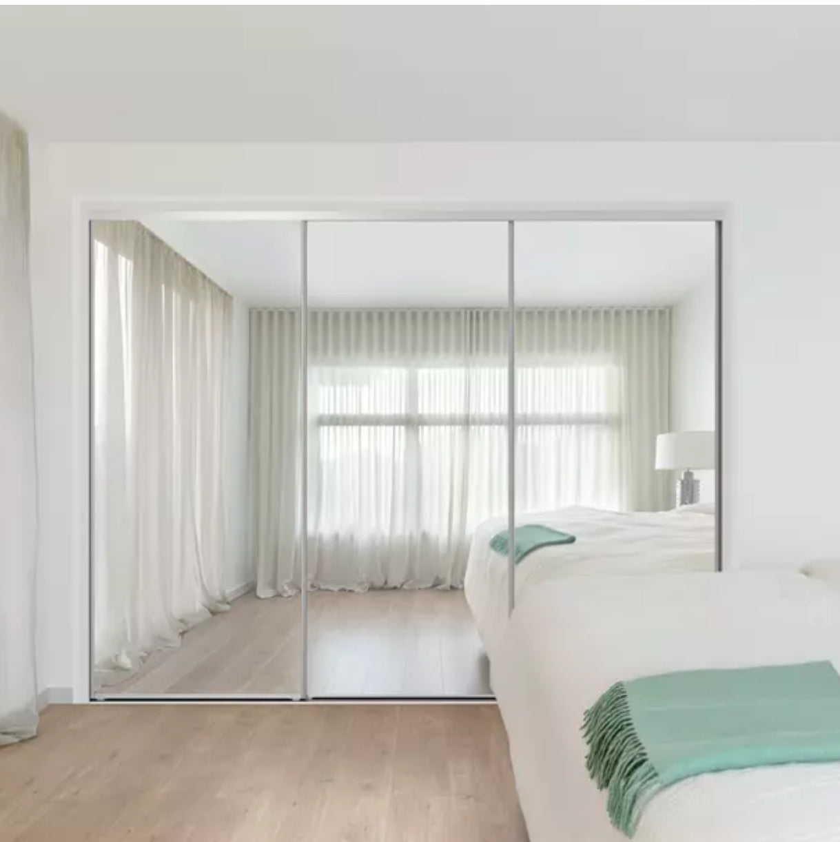 Mirror Sliding Wardrobe Door - QuickFit Wardrobes