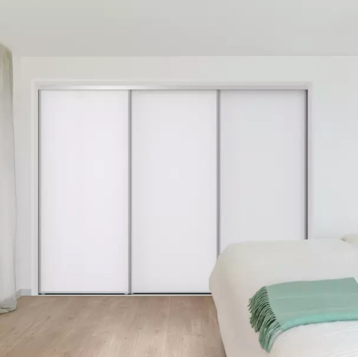 Vinyl Slider Robe Buy Vinyl Wardrobe Sliding Doors | Easy DIY Install – QuickFit Wardrobes