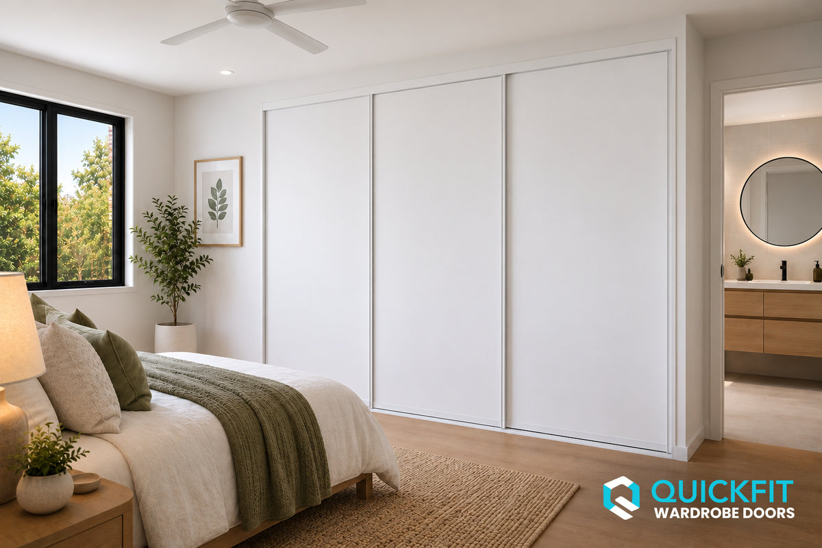 Vinyl Sliding Wardrobe Doors