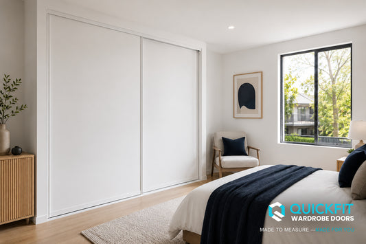 Vinyl Sliding Wardrobe Doors